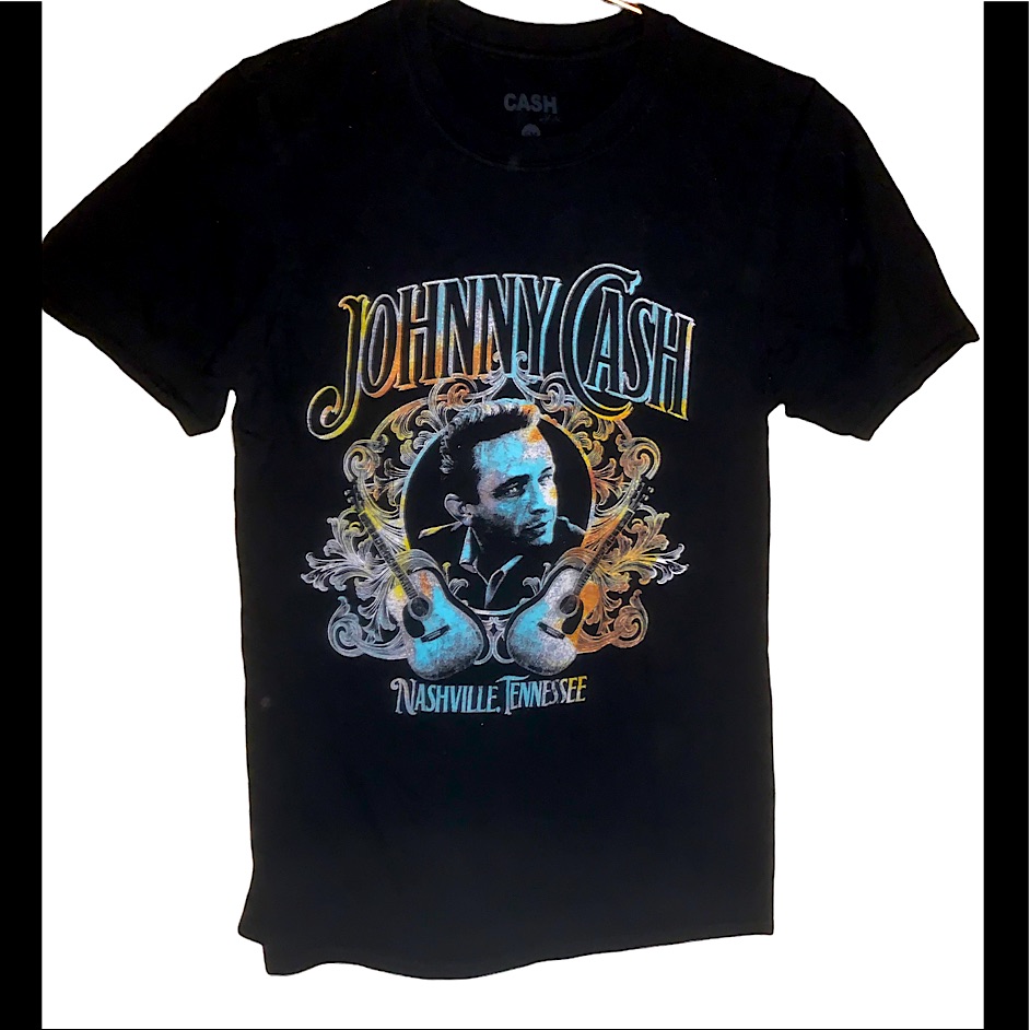 Johnny Cash Graphic T-Shirt. Great Colors